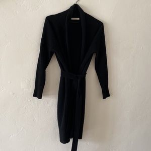 Long Wool Cardigan